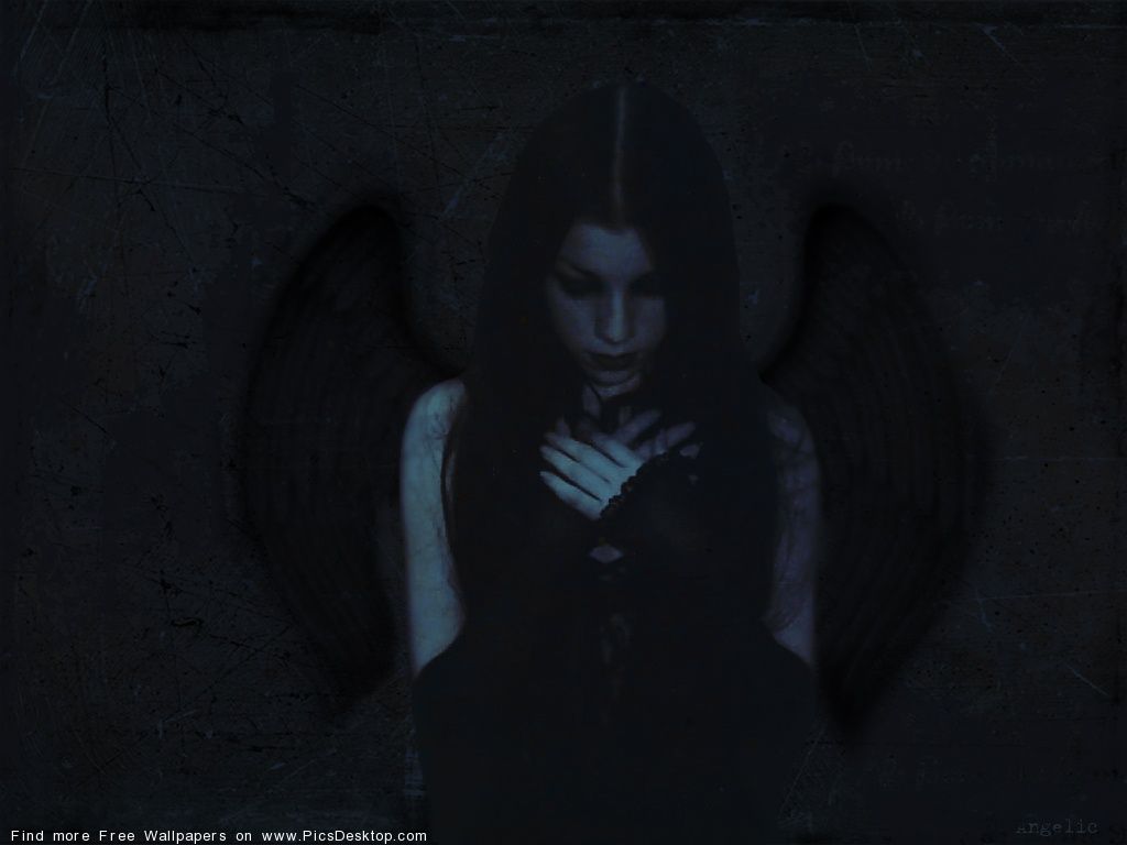 Dark angel Gothic Art Free Desktop Wallpaper pictures. #52