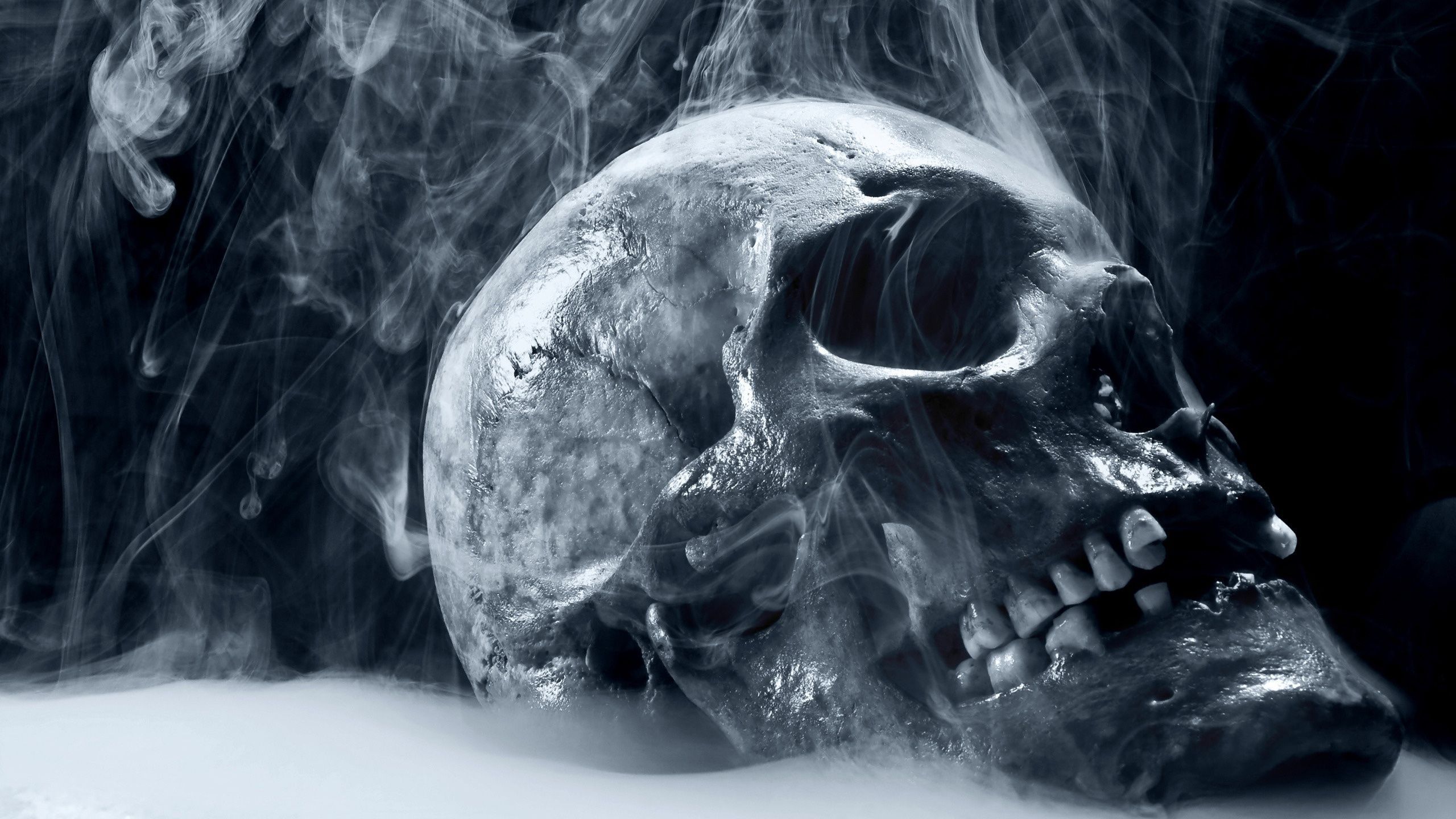 Gothic / Dark Art: Skull Smoking, picture nr. 61171