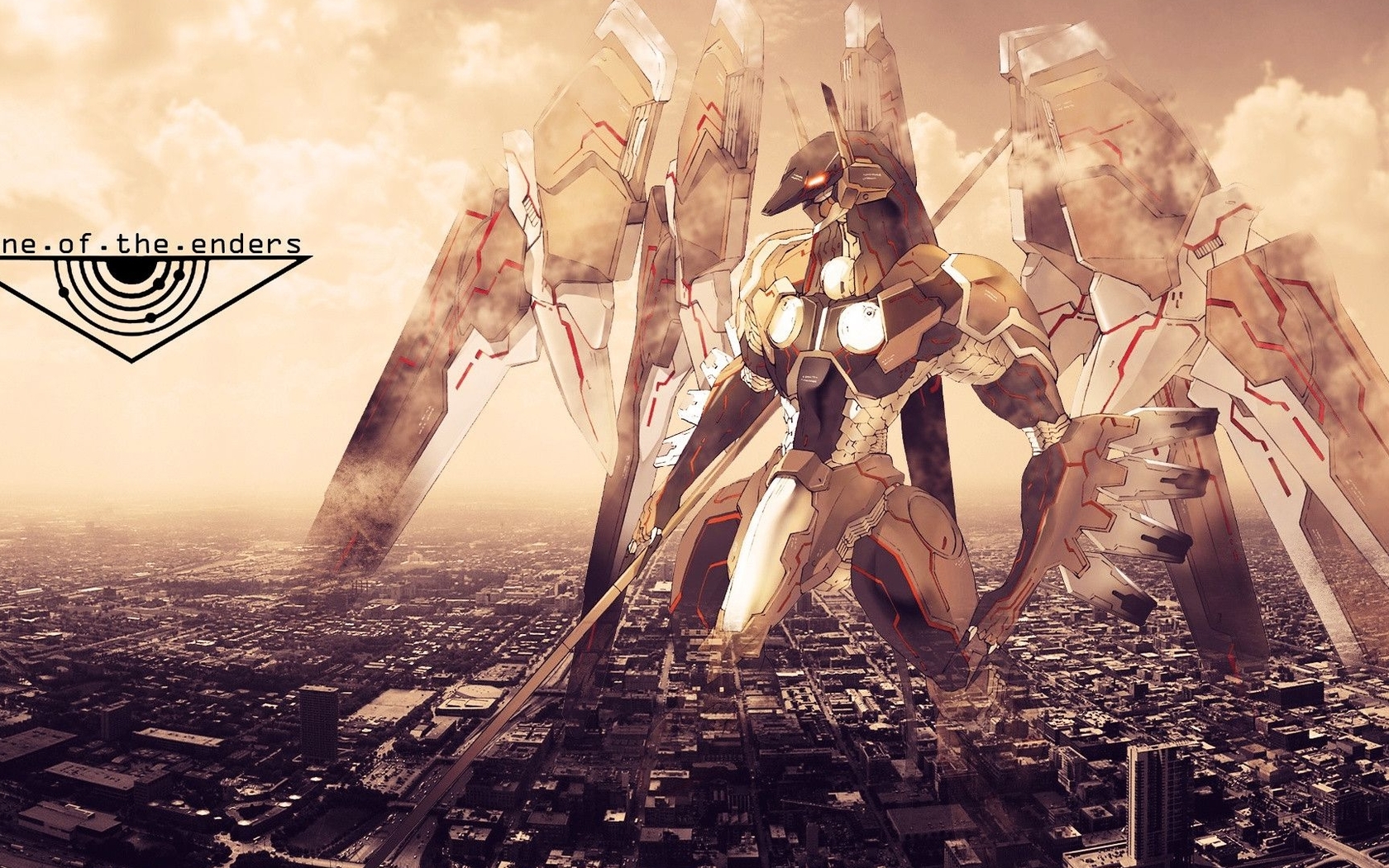 Zone of The Enders giant robot in the city Widescreen Wallpaper ...