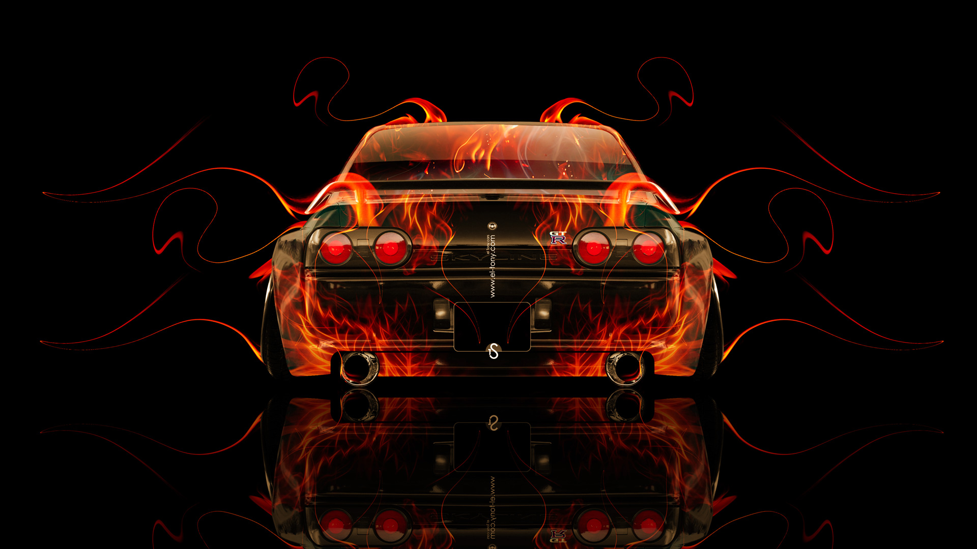 Nissan Skyline GTR R32 JDM Back Fire Car 2014 « el Tony