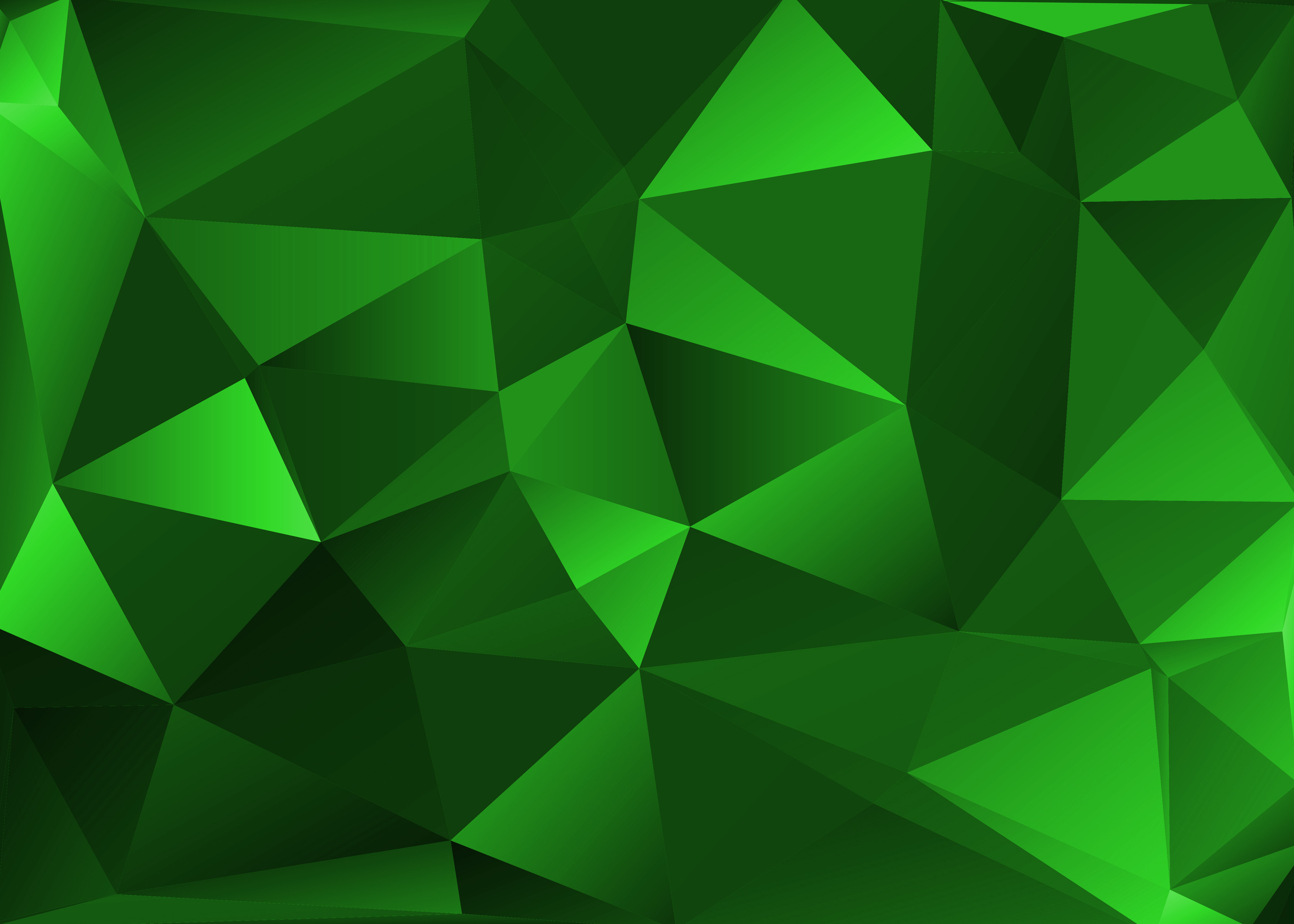 Green Polygon Background -Texturezine