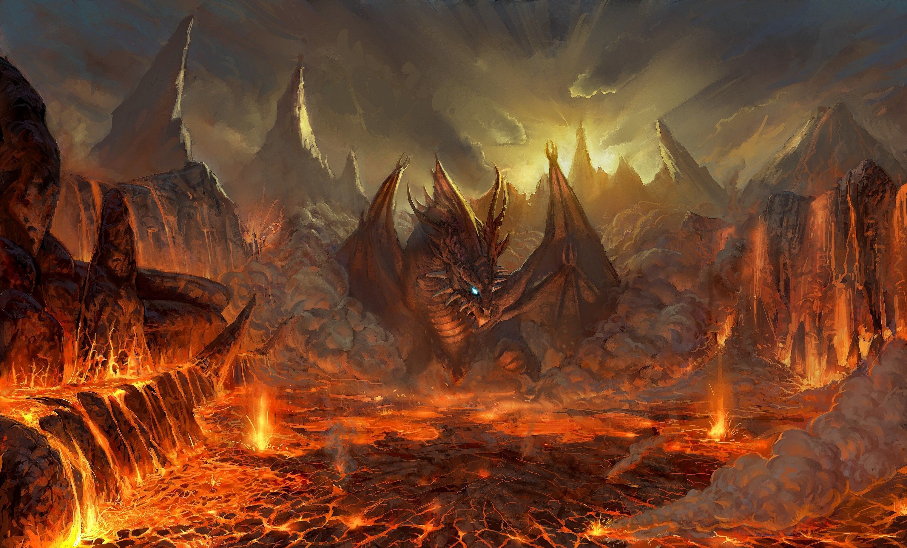 Volcanic Dragon Wallpapers, Volcanic Dragon Myspace Backgrounds ...
