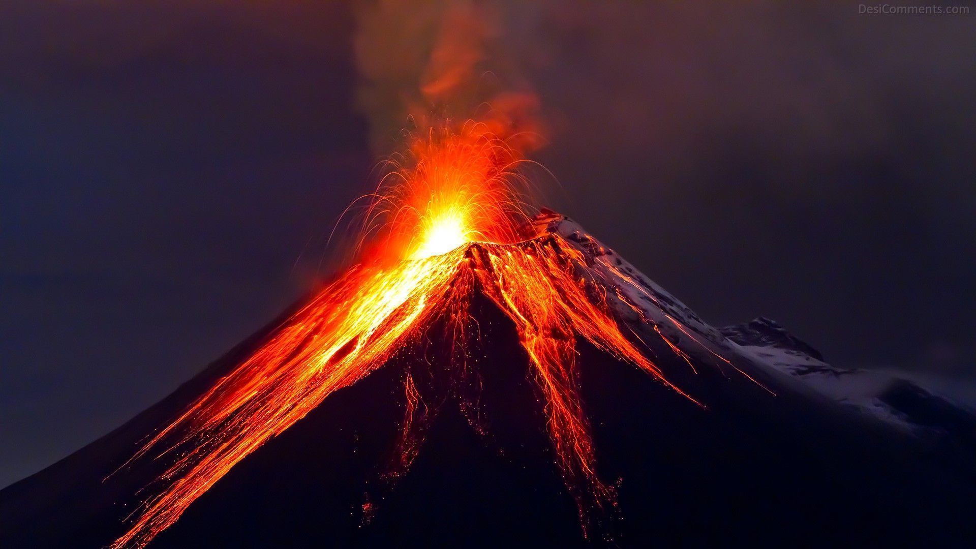 Volcano Background Worlds Greatest Art Site