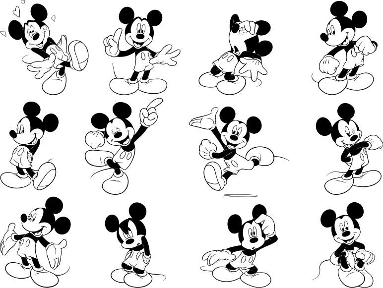 Mickey Mouse Wallpapers Black And White