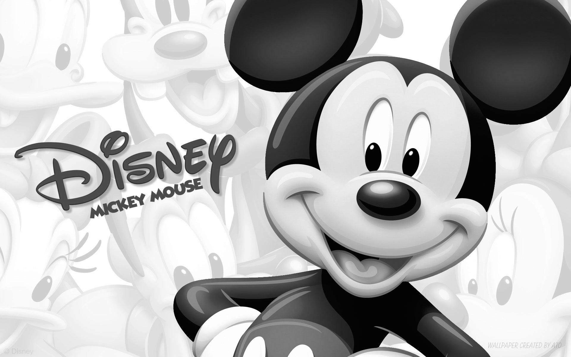 Others Black And White Disney Mickey Mouse Wallpaper. Black and ...