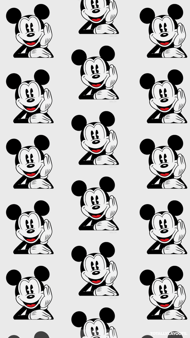 Relaxed Mickey Mouse iPhone Wallpaper - Cartoon Wallpapers