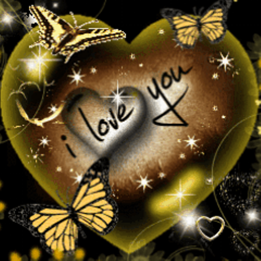 Amazon.com: I Love You Heart Butterfly Live Wallpaper: Appstore ...