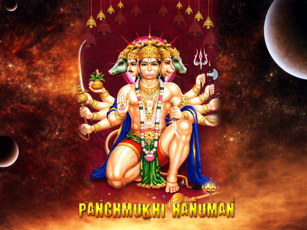 Panchmukhi Hanuman Lord Panchmukhi Hanuman HINDU GOD