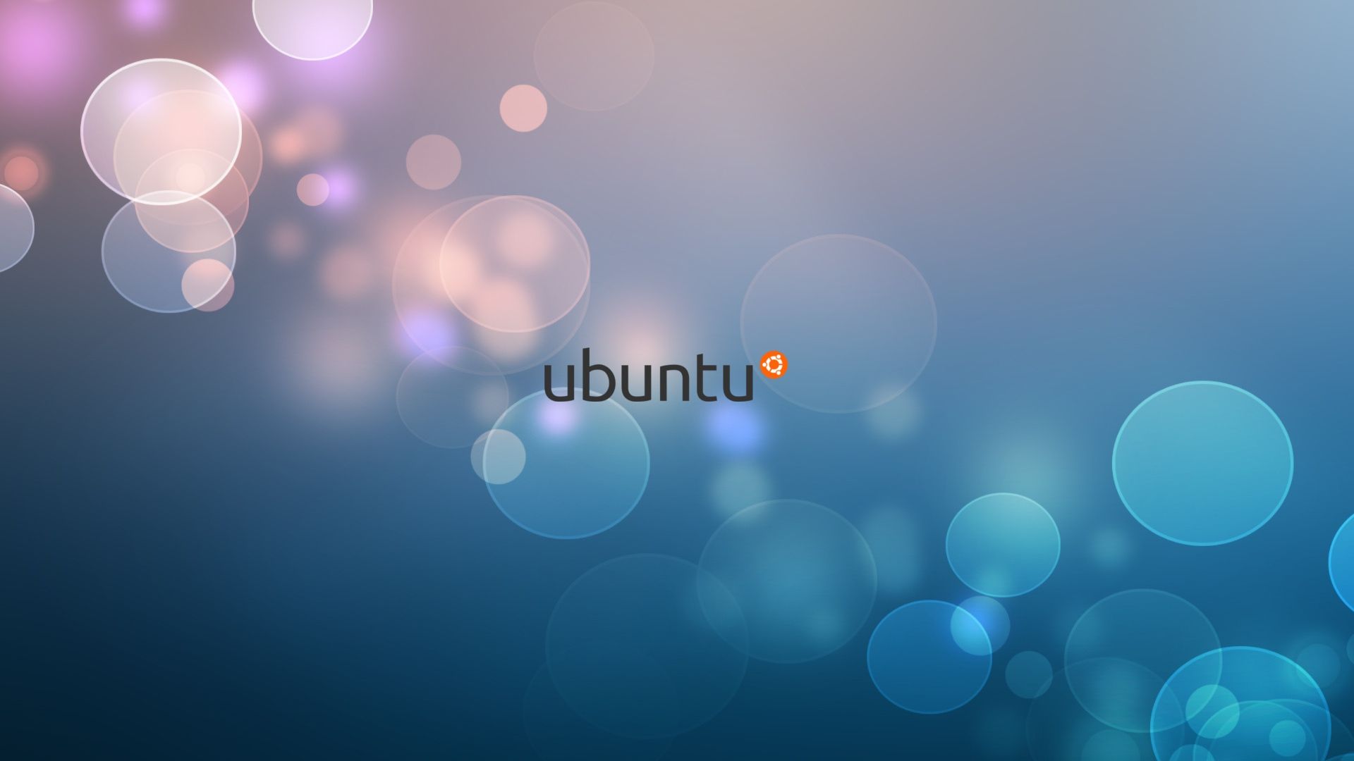 Download Wallpaper 1920x1080 Ubuntu, Bubbles, Linux Full HD 1080p ...