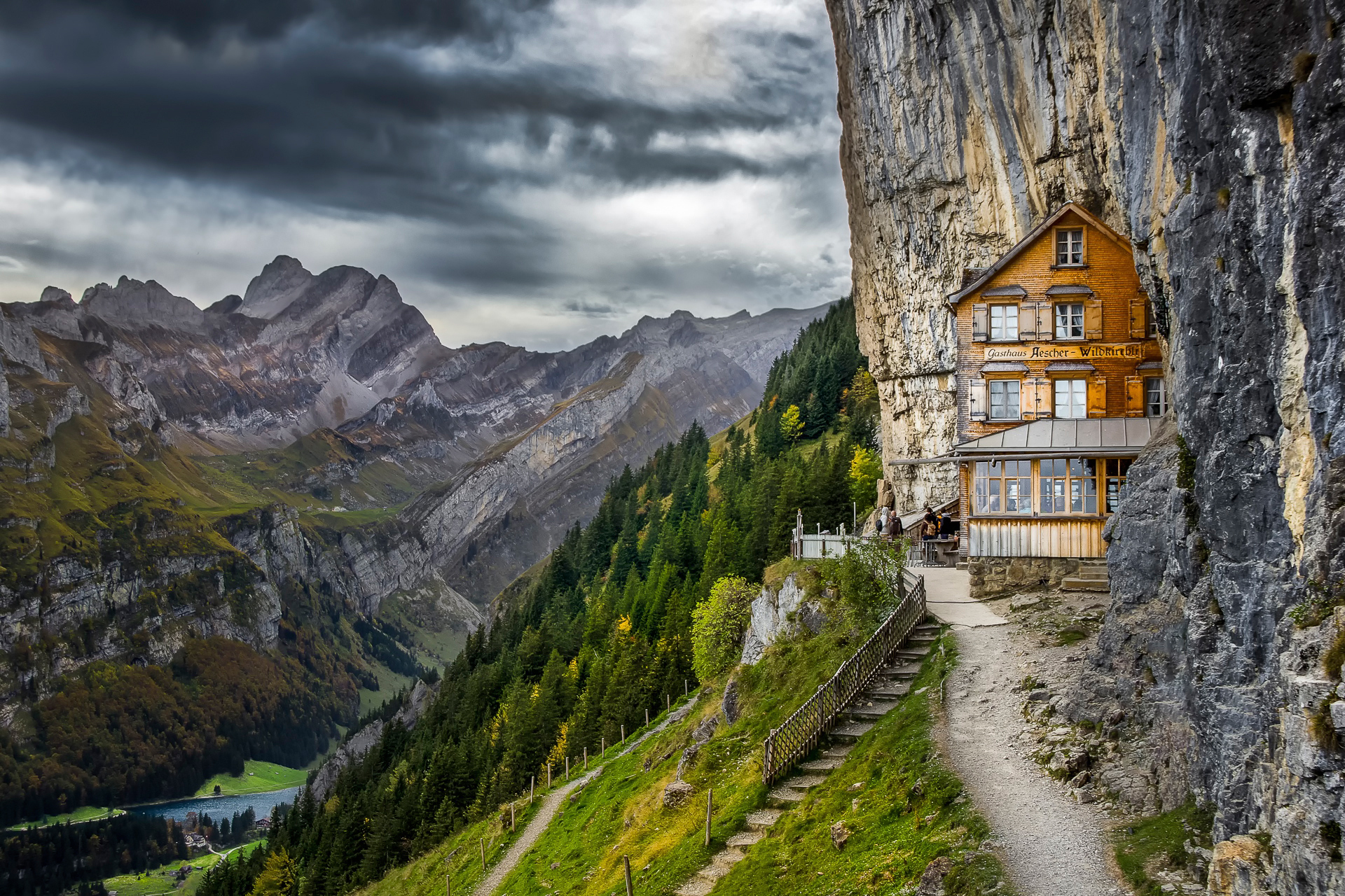 Boarding House in Swiss Alps Wallpaper | Ultimate-wallpapers