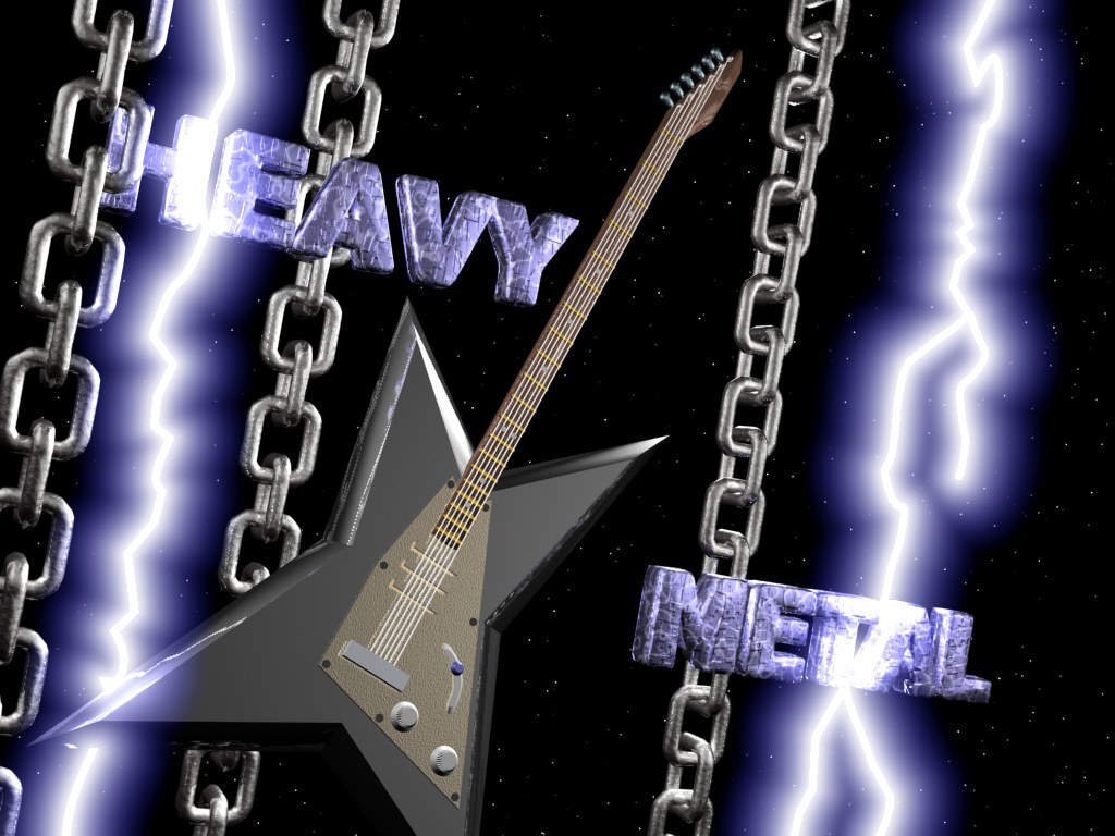 Heavy Metal Guitar Wallpaper wallpaper from Metal Bands wallpapers