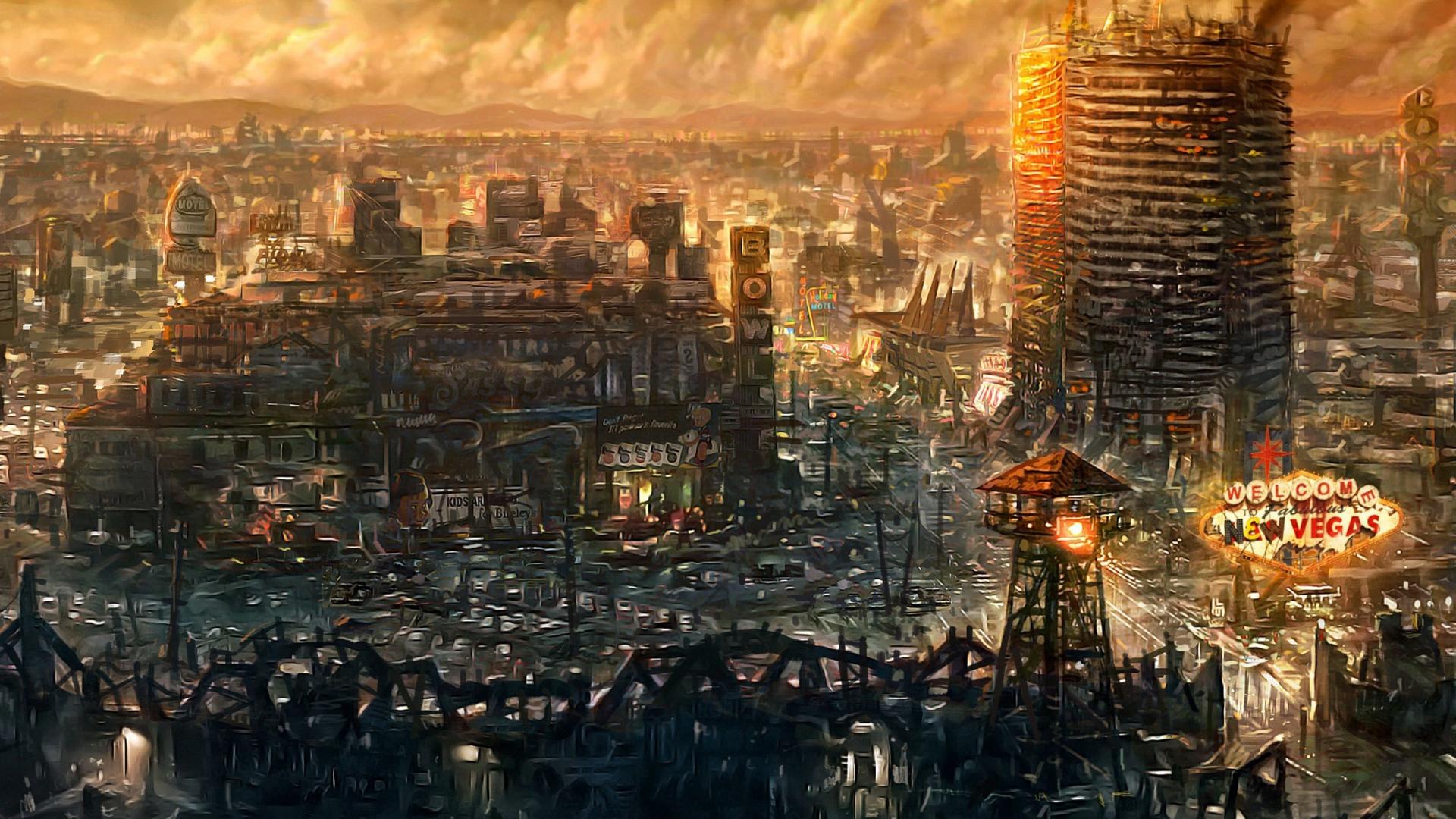 Cityscapes destruction post apocalyptic ruins science fiction ...