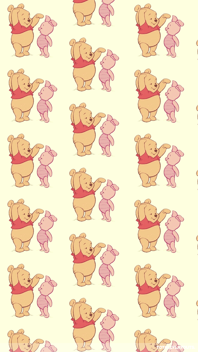 Winnie The Pooh And Piglet iPhone Wallpaper - Cartoon Wallpapers