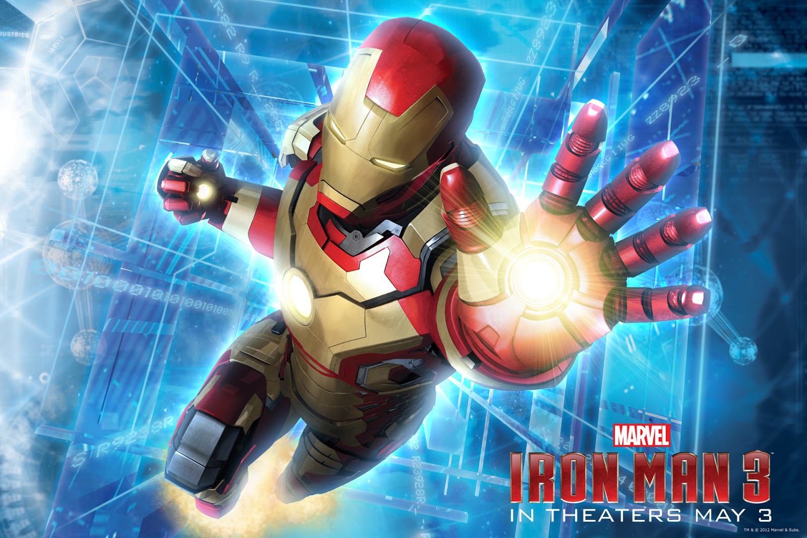 A Constantly Racing Mind...: Iron Man 3 Desktop Accessories - Wall ...