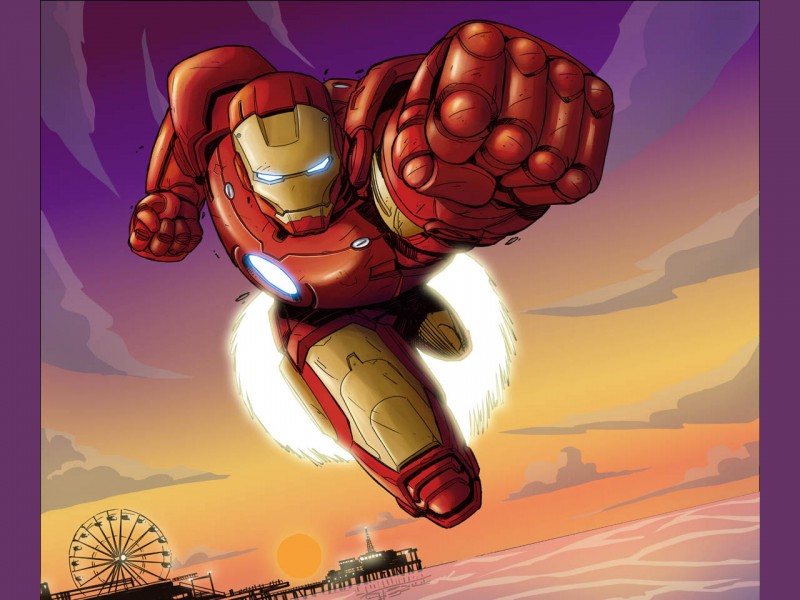 Iron Man In Flight 800 x 600 » Comic Wallpapers