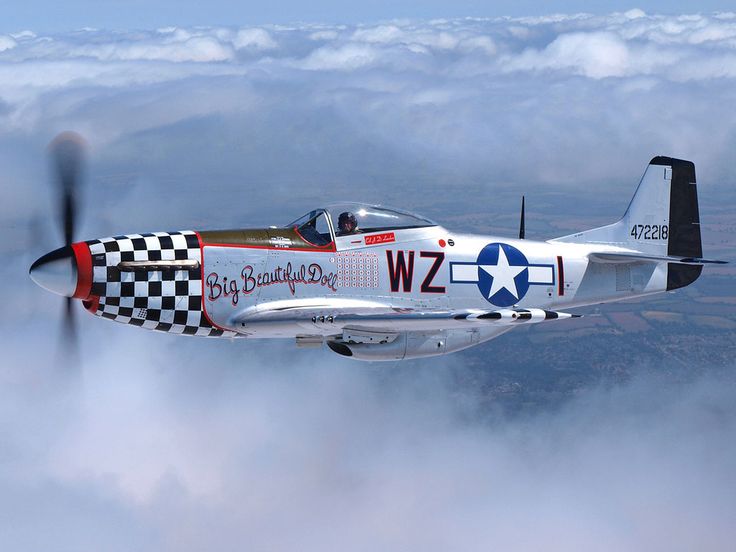 North American P-51 Mustang fighters, 