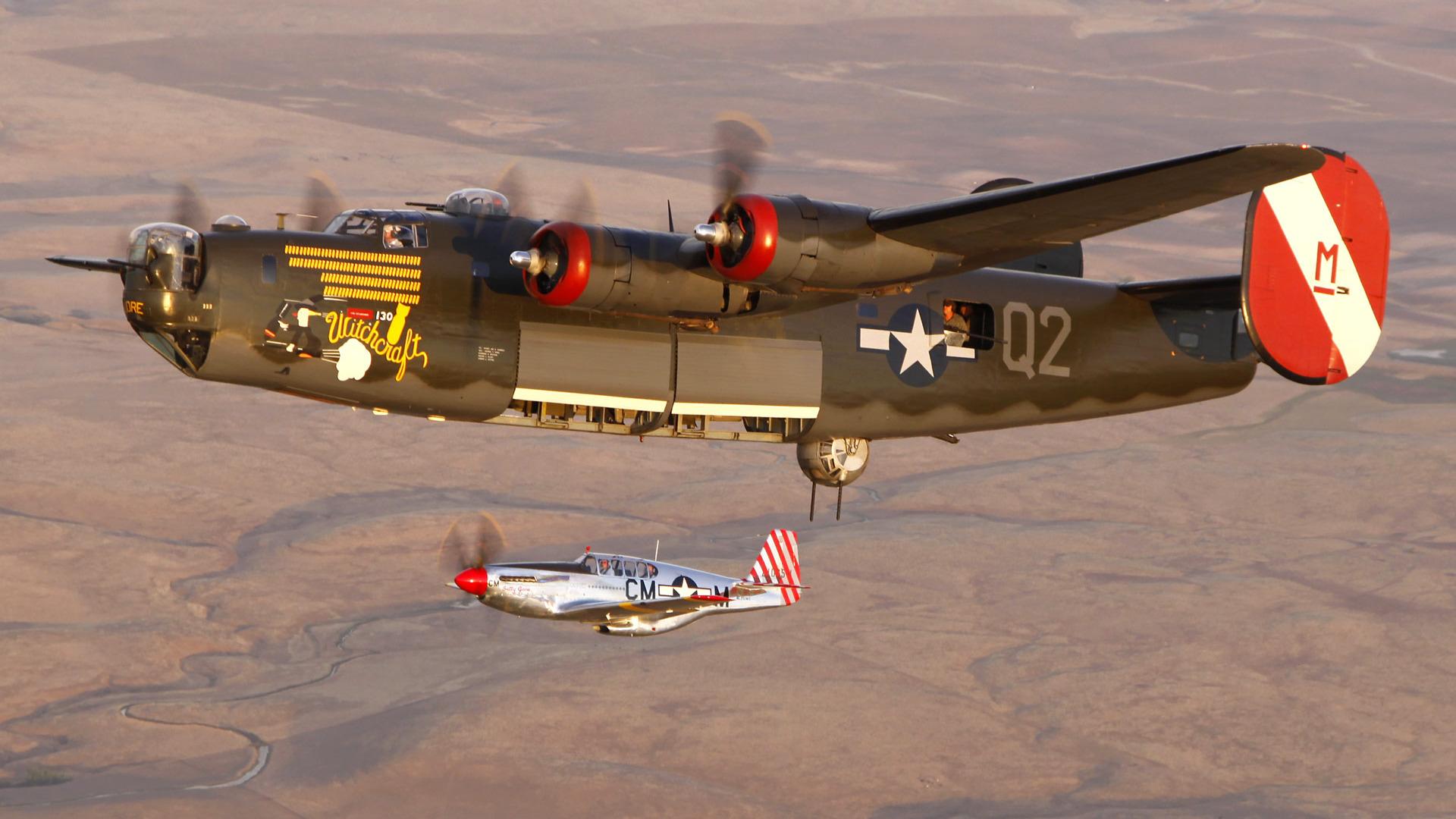 B-25 Mitchel P-51 Mustang >> HD Wallpaper, get it now!