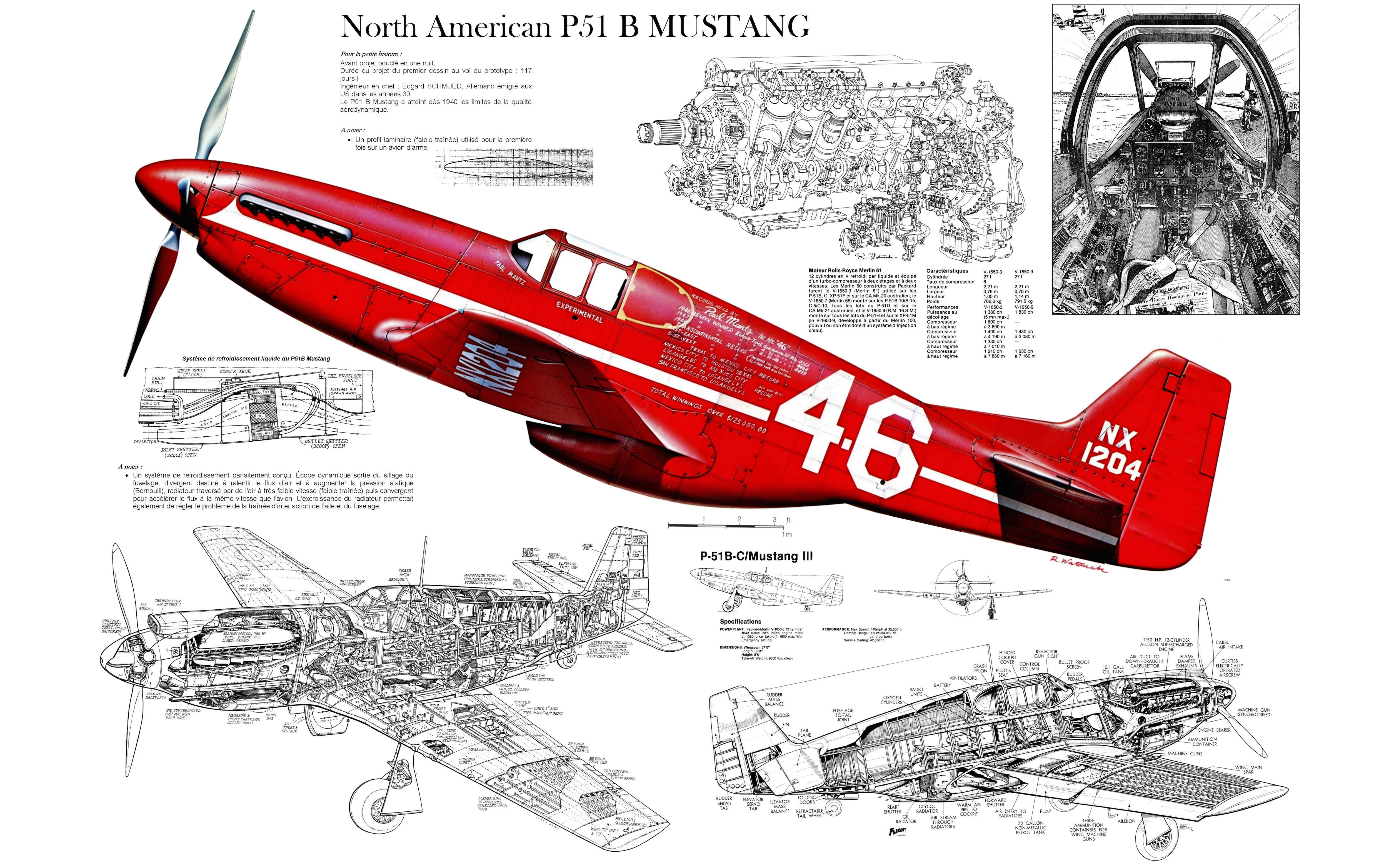 P-51B Mustang Wallpaper - Silodrome