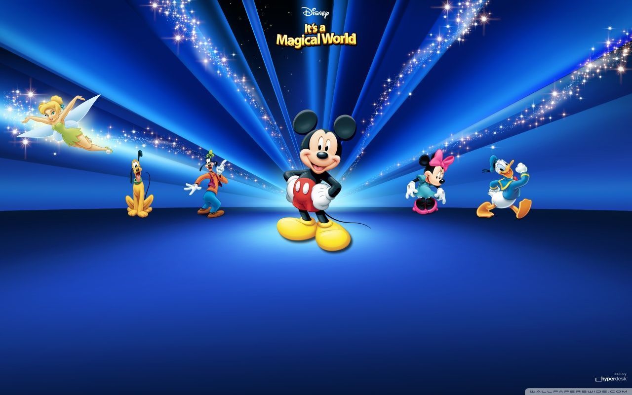 Disney Characters Dark Blue HD desktop wallpaper : Widescreen ...