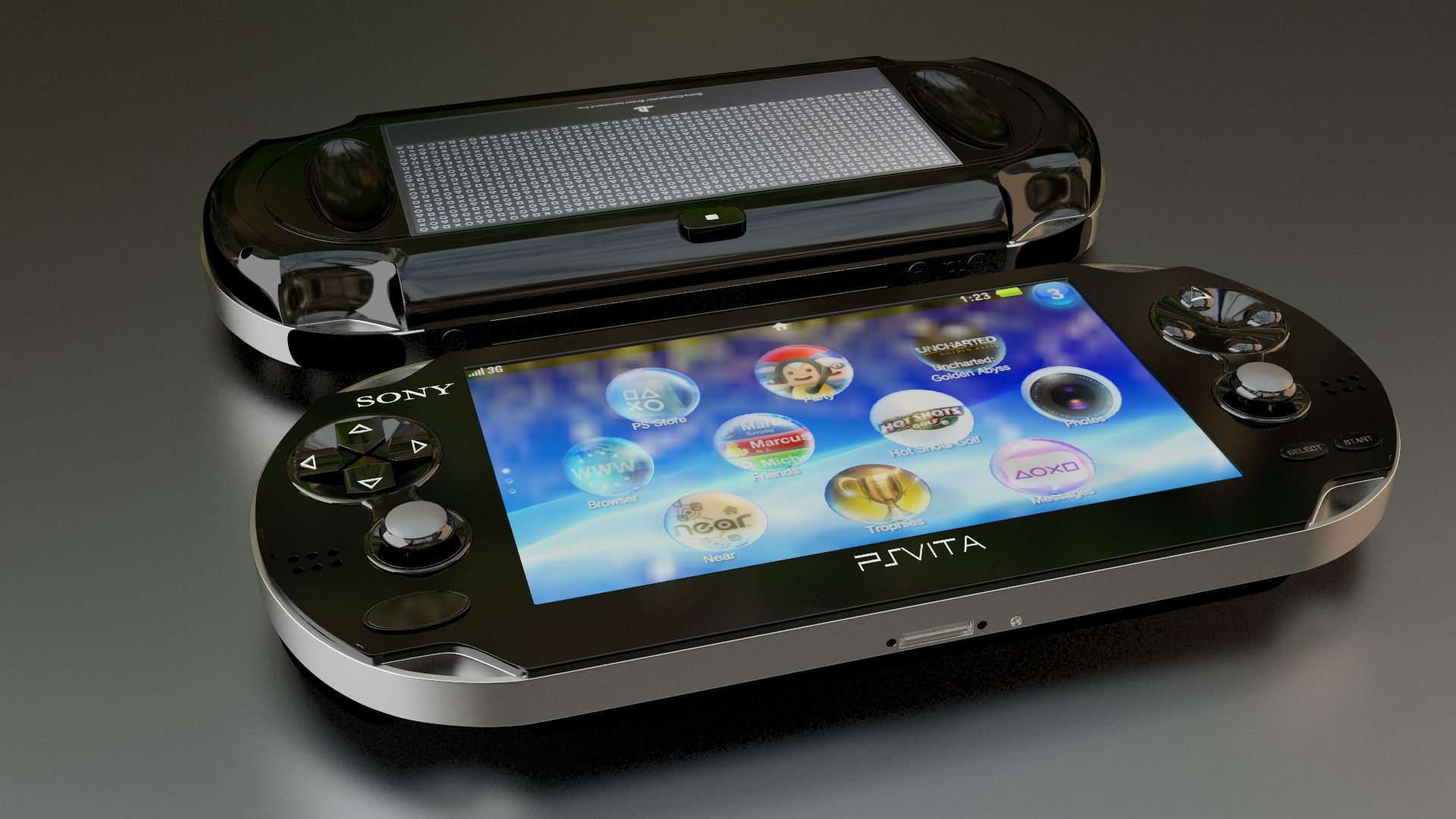 PSP VIta modelling 3DS Max by ctl3d on DeviantArt