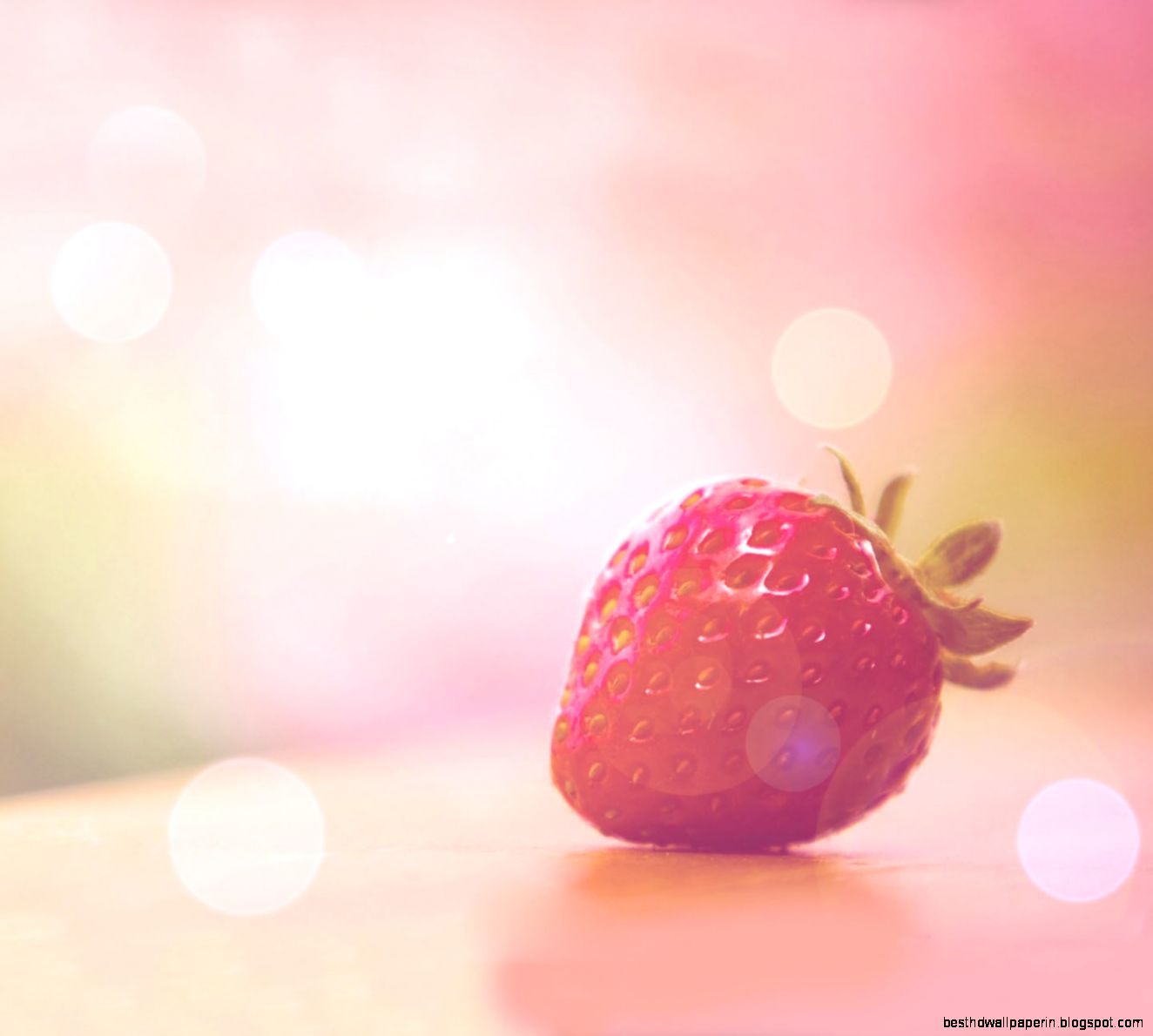 Pink Strawberry Sweet Wallpaper | Best HD Wallpapers