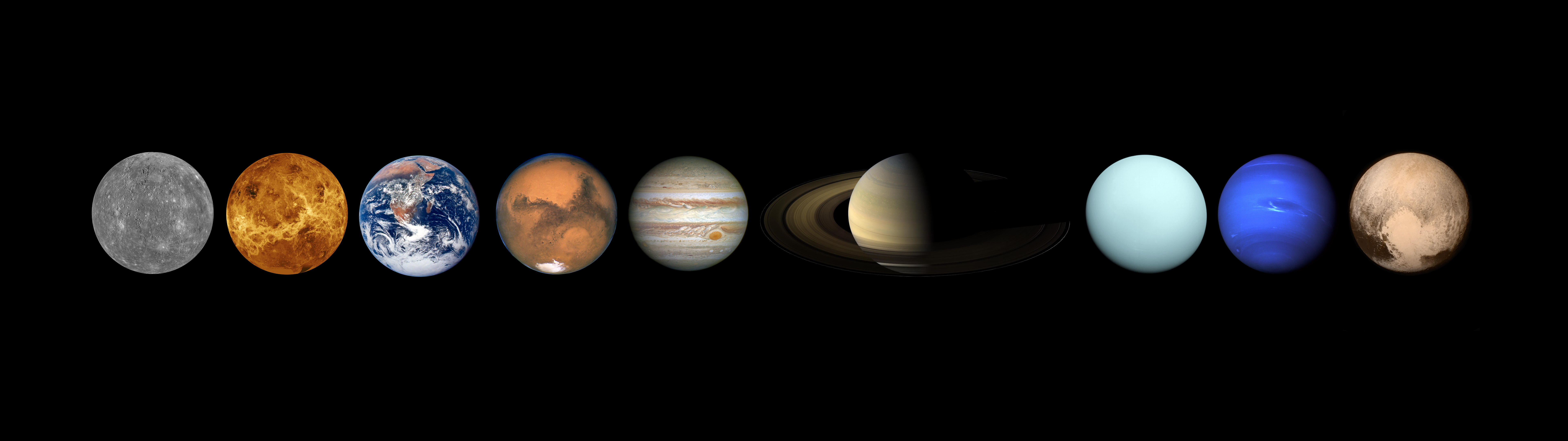 All Planets(and Pluto) Desktop Wallpaper - Album on Imgur