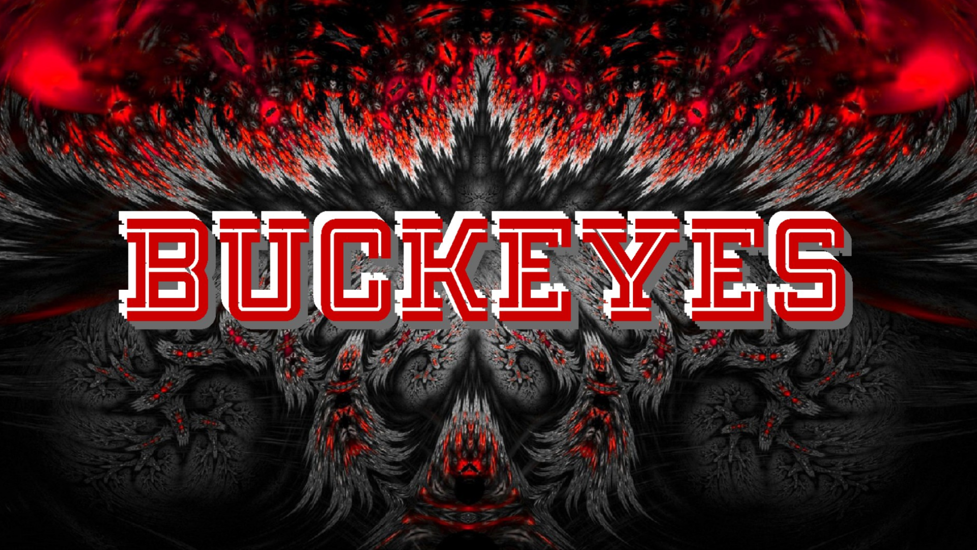 BUCKEYES ON AN ABSTRACT - Ohio State Buckeyes Wallpaper (30548079 ...
