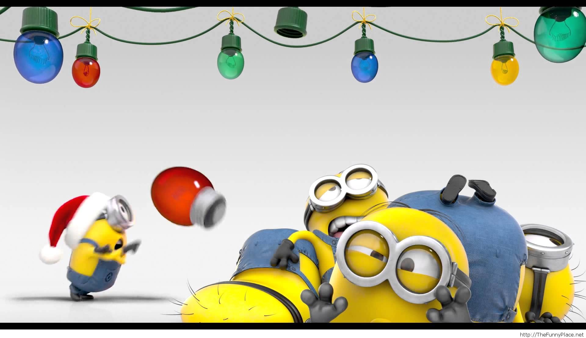 Christmas wallpaper minion Funny Pictures, Awesome Pictures