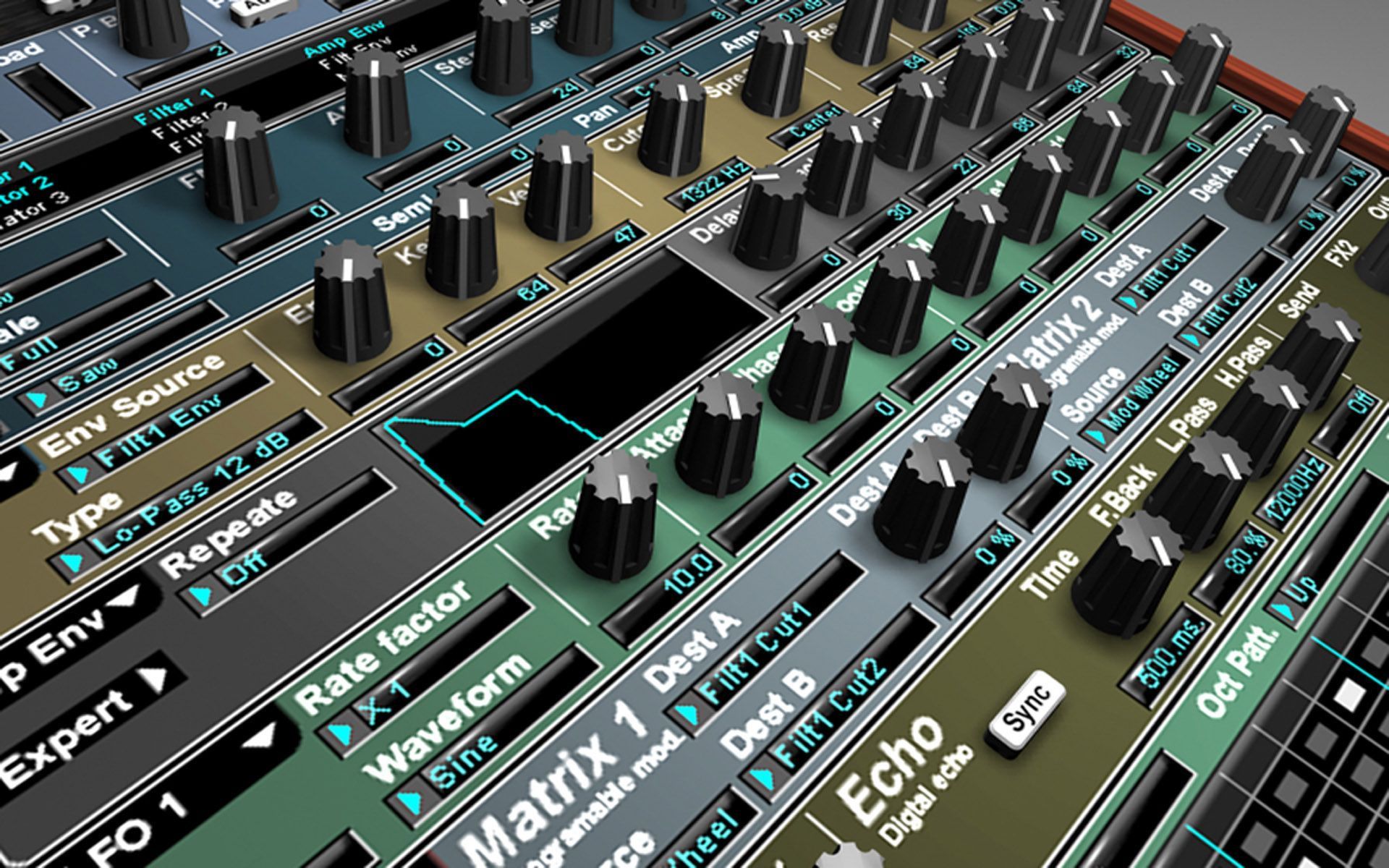 Download Audio Synthesizer Wallpaper 1920x1200 Wallpoper