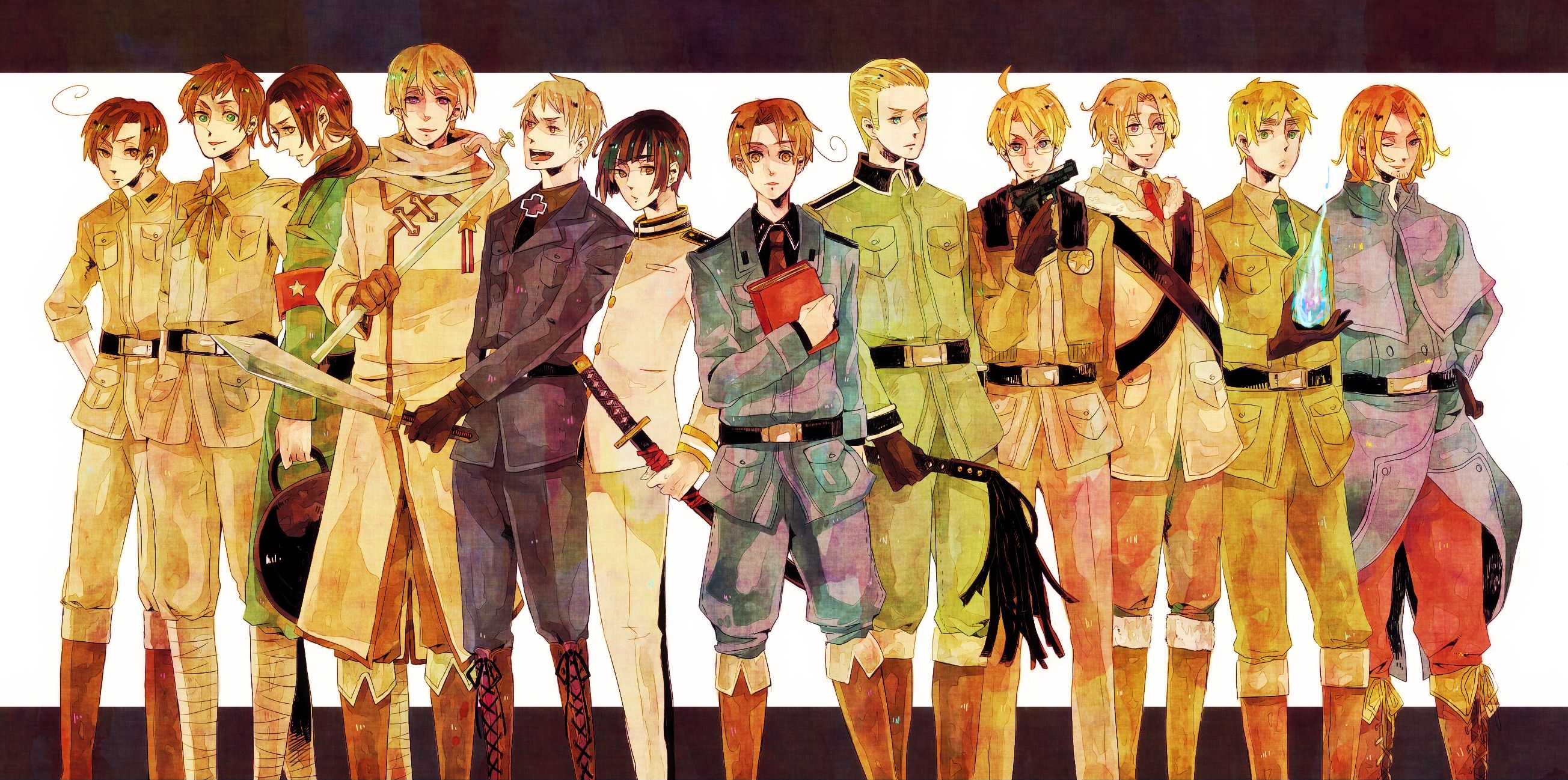 Axis Powers Hetalia Wallpaper 2608x1298 38657 WallpaperUP
