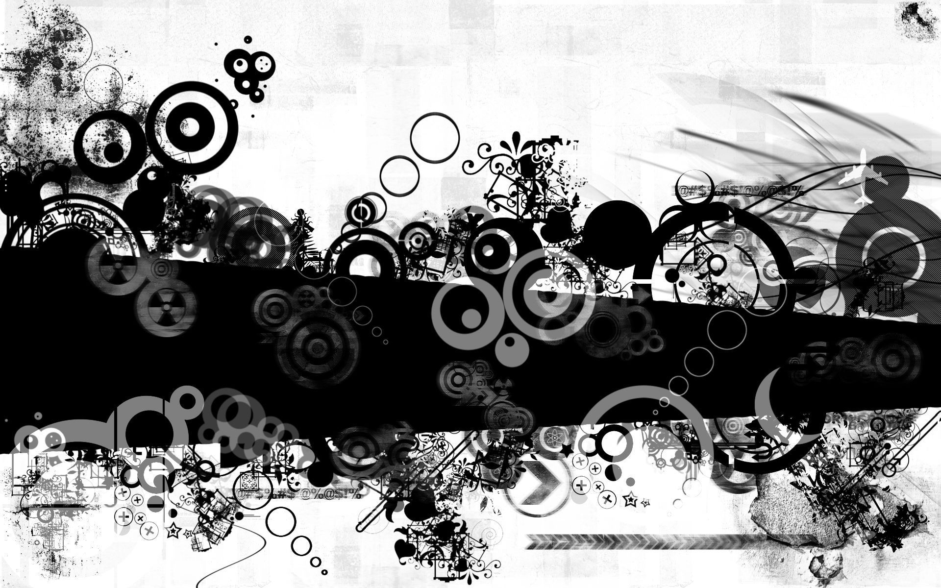 35 HD Black & White Widescreen Backgrounds