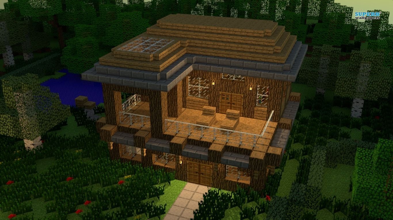 House in minecraft wallpaper - Game wallpapers - #15310