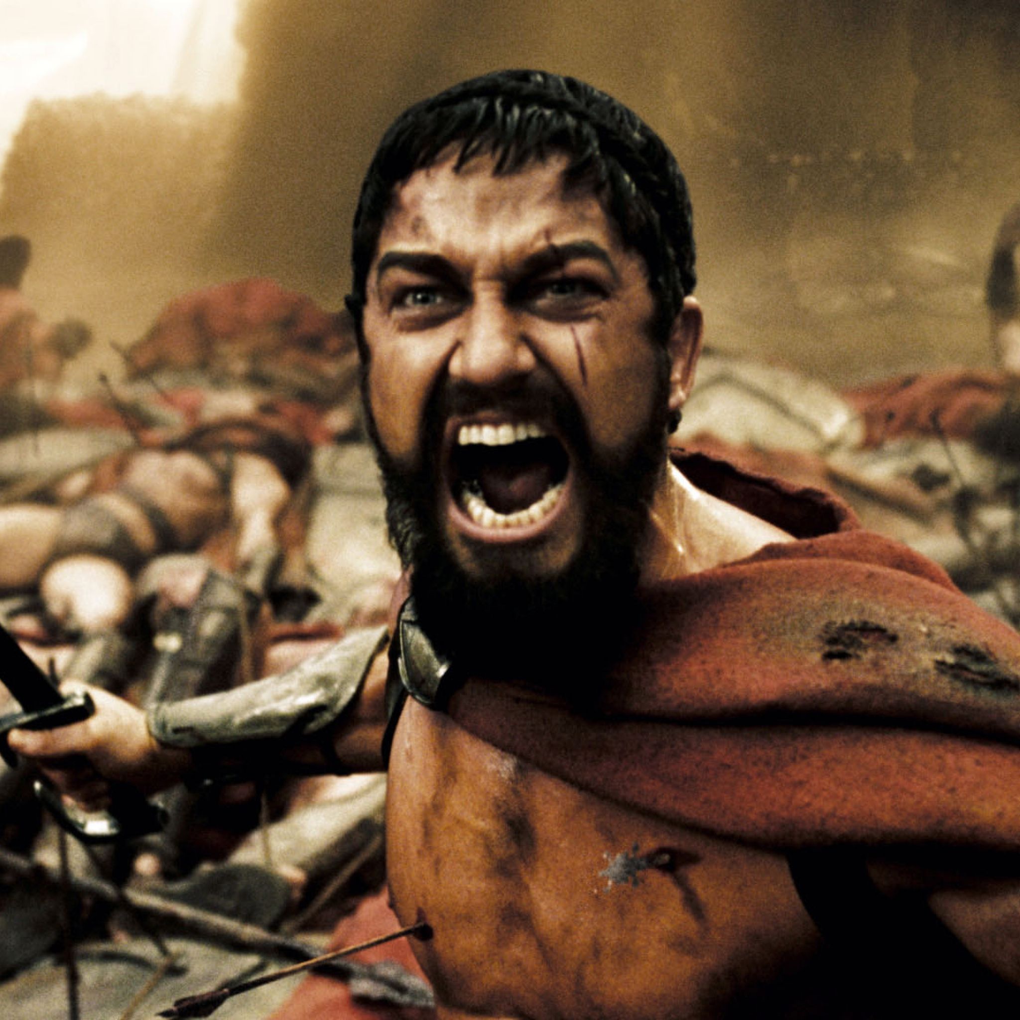 Download Wallpaper 2048x2048 This is sparta, 300, King, Leonidas ...