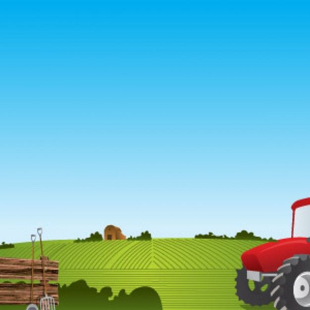 Tractor Farm Background Vector Vector Free Download