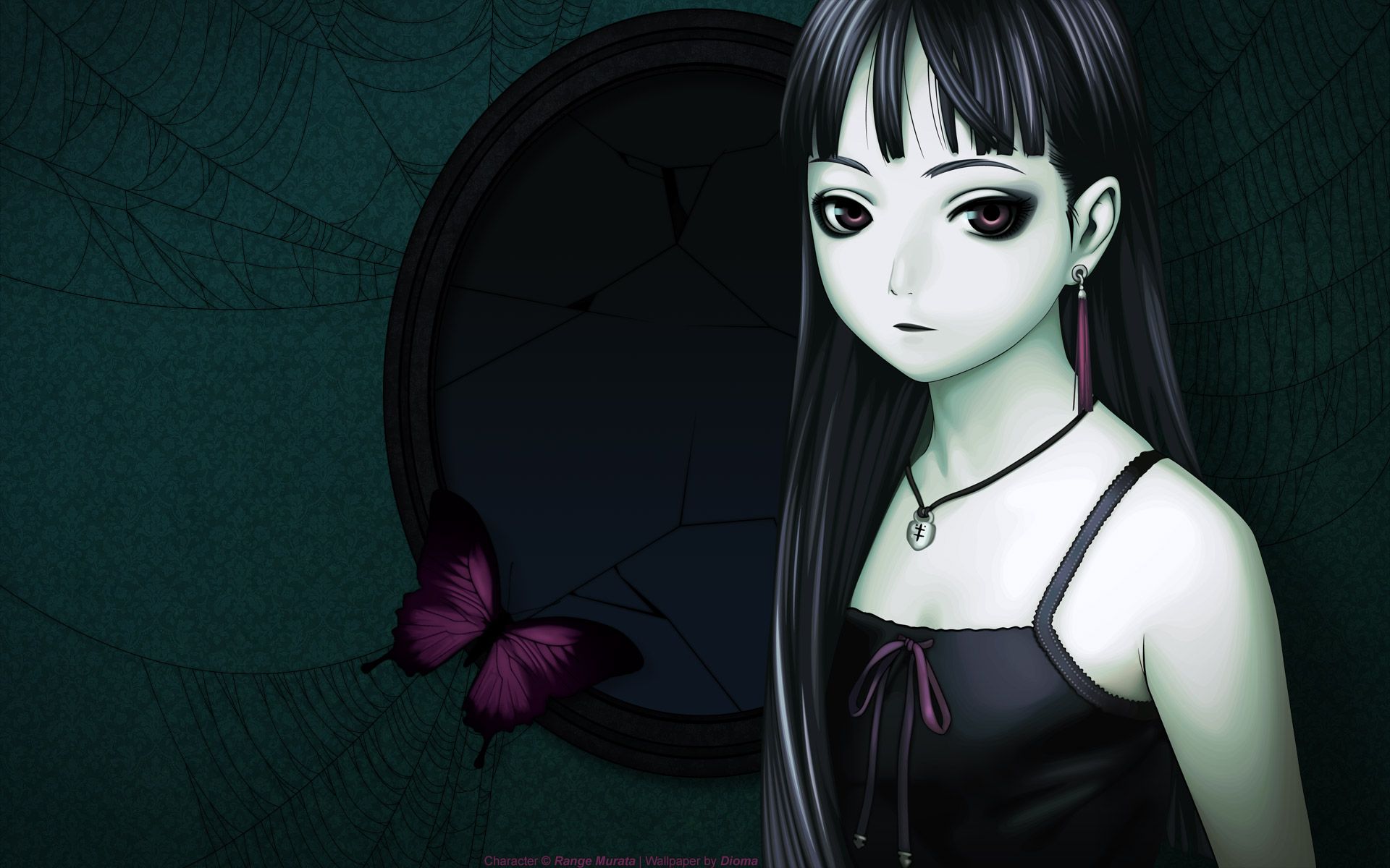 Download Anime Goth Girl Wallpaper 1920x1200 | Full HD Wallpapers