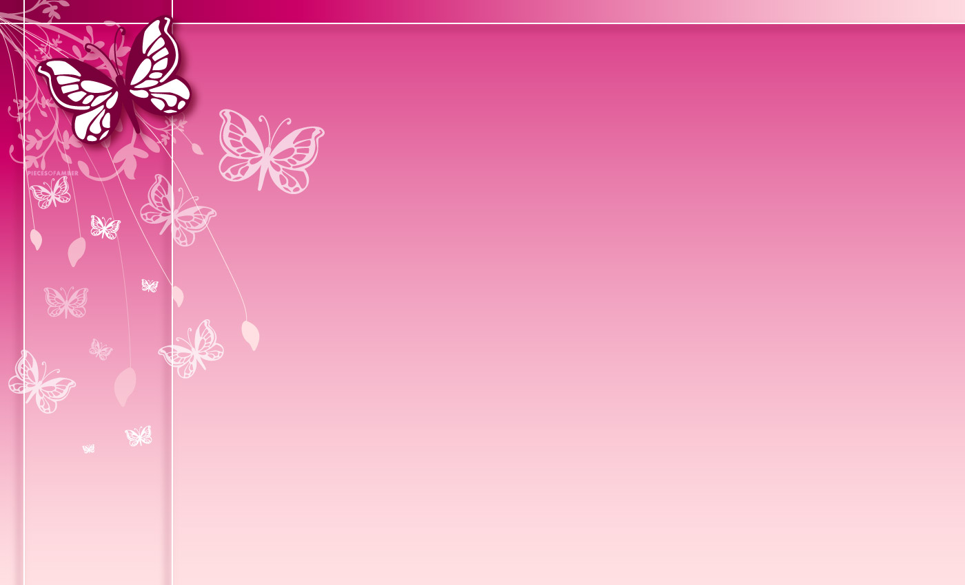 1331) Pink Butterfly Photo Wallpaper - WalOps.com