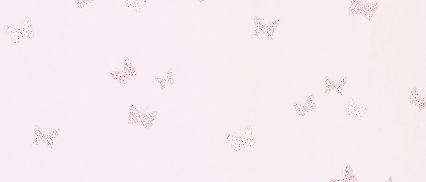 Bella Pink Butterfly Childrens Wallpaper at Laura Ashley