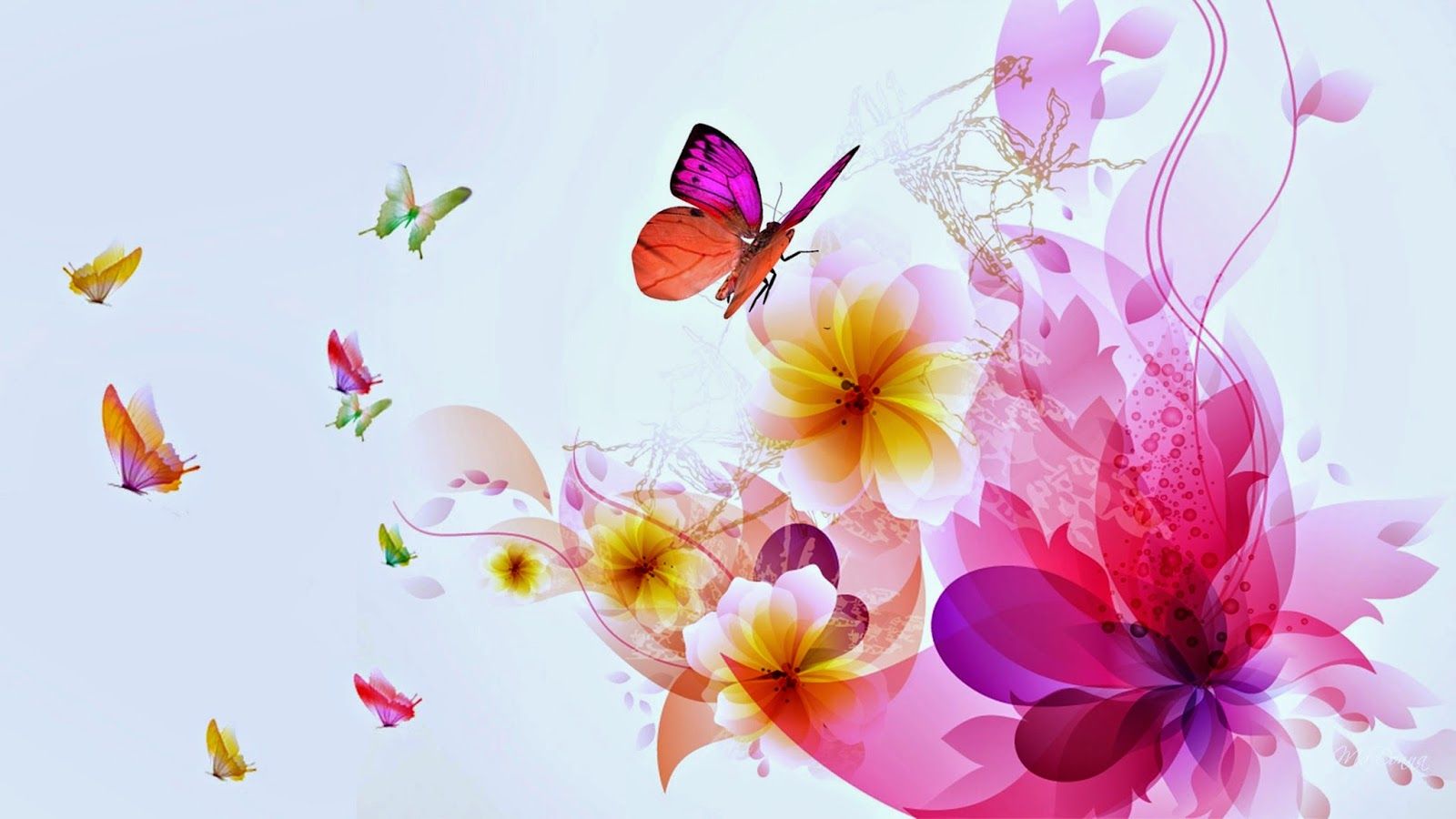 justpict.com Butterfly Wallpaper Designs