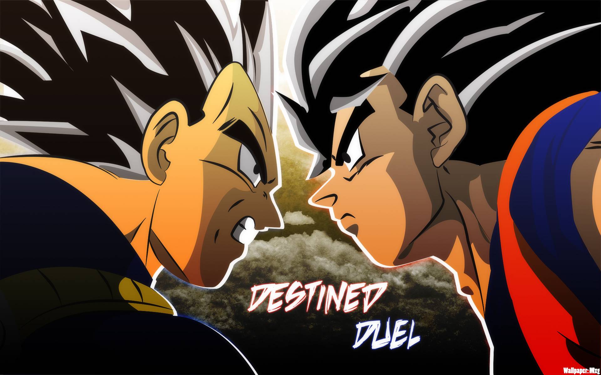 Goku vs Vegeta Wallpaper - Dragon Ball Z Wallpaper 35965661 - Fanpop